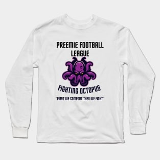 Preemie Football League "Fighting Octopus" Long Sleeve T-Shirt